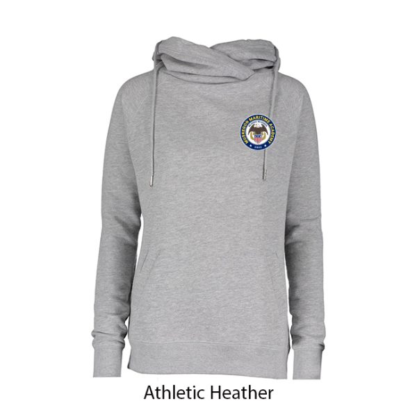 Ladies Cowl Neck Hoodie - Image 4