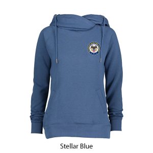 Ladies Cowl Neck Hoodie