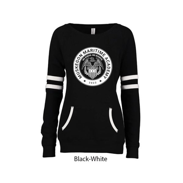 Ladies Varsity Crewneck - Image 5