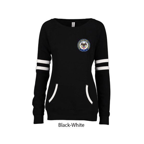 Ladies Varsity Crewneck - Image 5