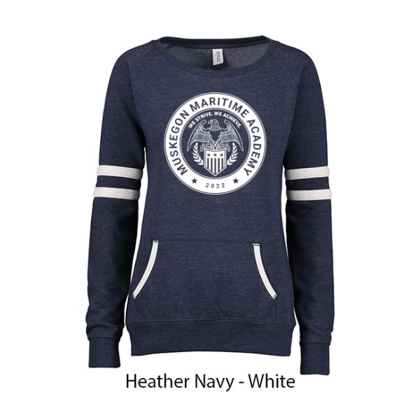 Ladies Varsity Crewneck - Image 2