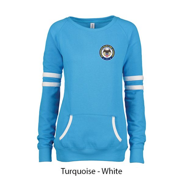 Ladies Varsity Crewneck - Image 2