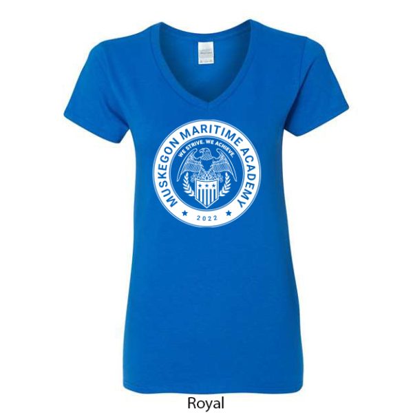 Ladies V-Neck T-Shirt - Image 5